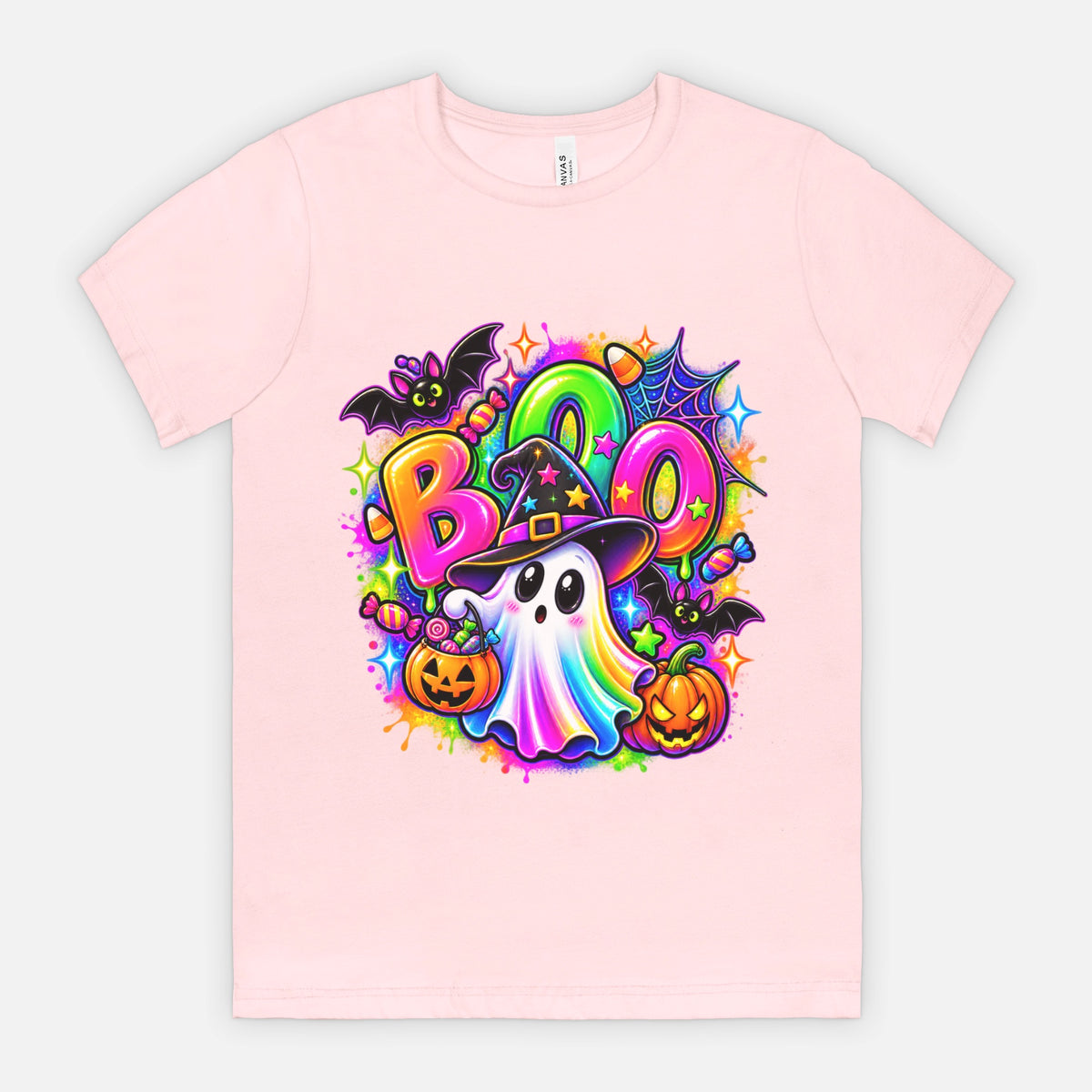 Boo! Bright Colored Graphic (DTG)