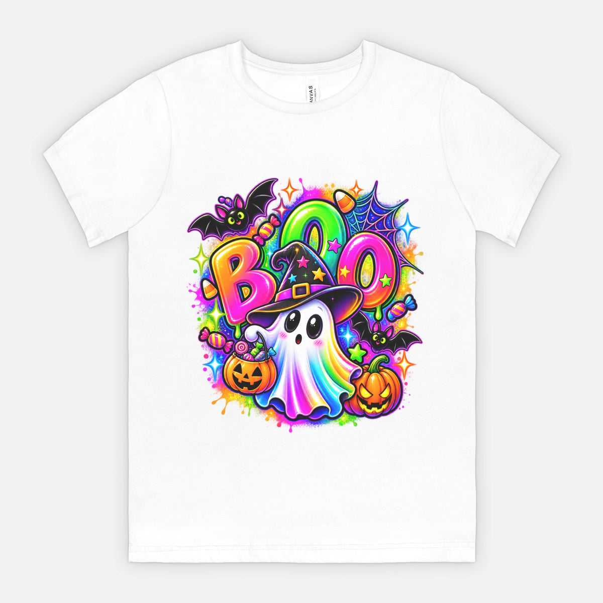 Boo! Bright Colored Graphic (DTG)