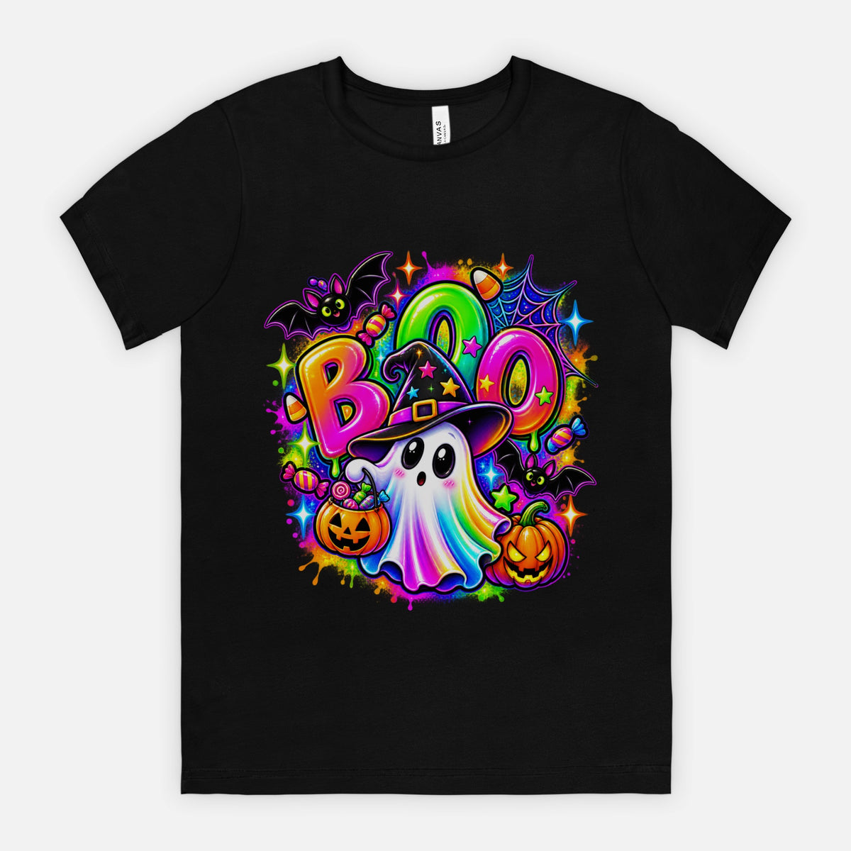 Boo! Bright Colored Graphic (DTG)
