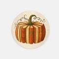Pumpkin Book Wood Sign 8" (Round)