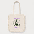 Ruffle Edge Tote Bag